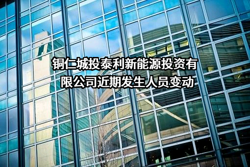 铜仁城投泰利新能源投资有限公司