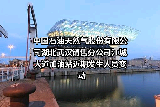 中国石油天然气股份有限公司湖北武汉销售分公司江城大道加油站