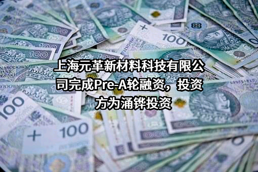 上海元革新材料科技有限公司