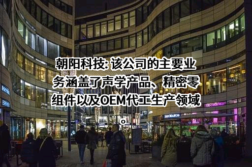 广东朝阳电子科技股份有限公司
