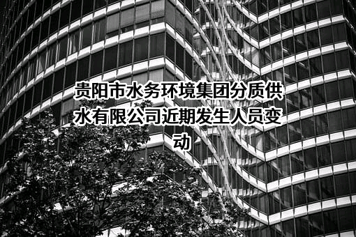 贵阳市水务环境集团分质供水有限公司