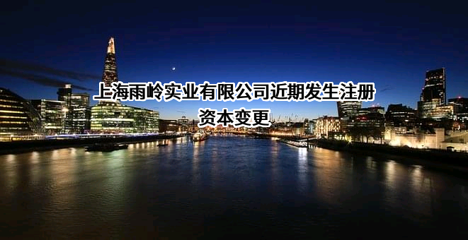 上海雨岭实业有限公司