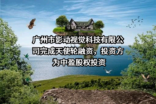 广州市影动视觉科技有限公司完成天使轮融资，投资方为中盈股权投资