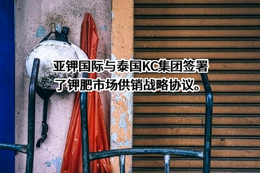 亚钾国际投资（广州）股份有限公司