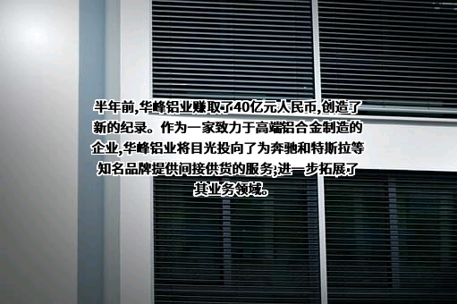 上海华峰铝业股份有限公司