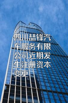 四川喆锋汽车服务有限公司