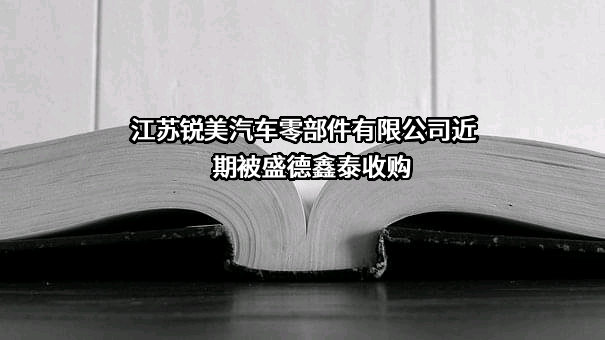 江苏锐美汽车零部件有限公司