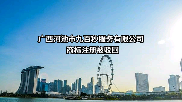 广西河池市九百秒服务有限公司商标注册被驳回