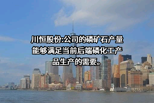 贵州川恒化工股份有限公司