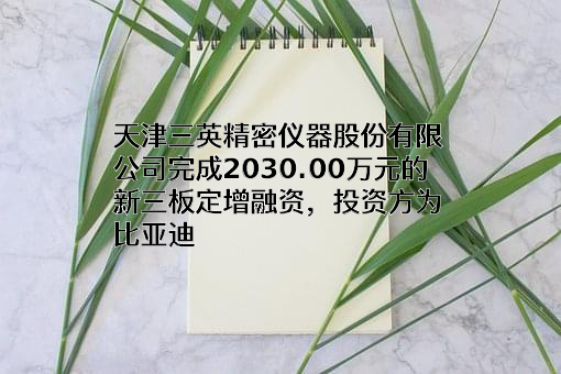 天津三英精密仪器股份有限公司