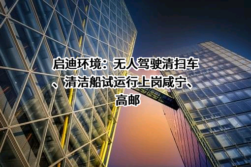 启迪环境科技发展股份有限公司