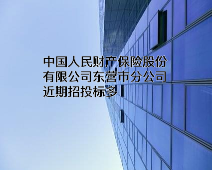 中国人民财产保险股份有限公司东营市分公司