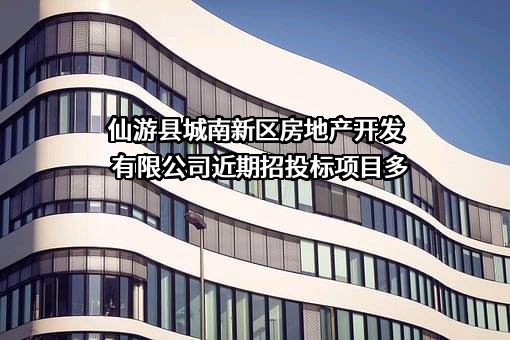 仙游县城南新区房地产开发有限公司