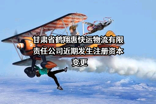 甘肃省鹤翔惠快运物流有限责任公司